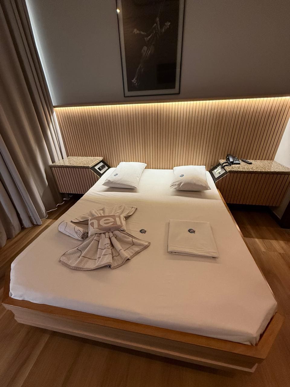 Cama de casal do hotel Sheik Tradicional